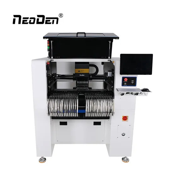 Última máquina de recogida y colocación SMD de sobremesa con cambiador de boquilla automático, cámara Dual, 45 alimentadores para prototipo de ensamblaje de PCB