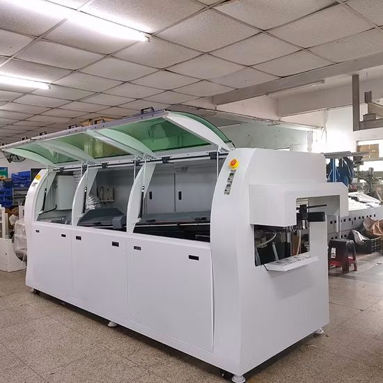 Línea SMT Máquina de soldadura por ola de soldadura por reflujo sin plomo (A6)