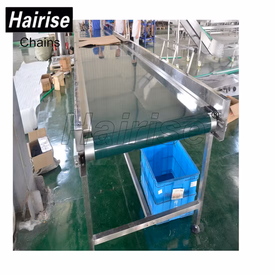 Transportador de equipos de transporte de grado alimentario Hairise para la industria de bebidas con certificado ISO